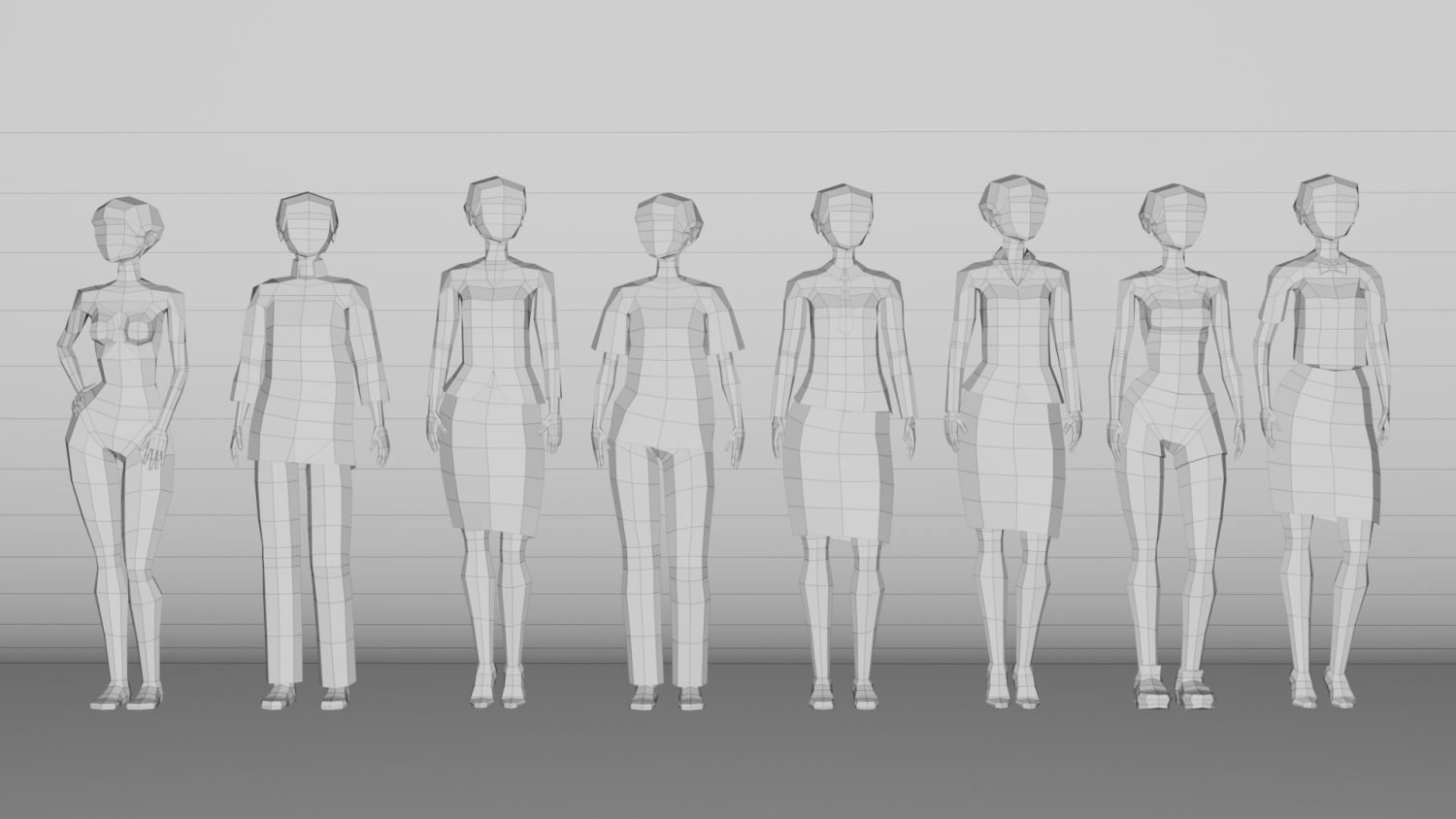 female reference for 3d modeling