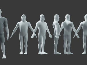Homem Estilizado Basemesh Modelo 3D