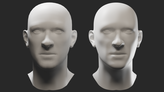 Head Male 3Dモデル .c4d .max .obj .3ds .fbx .stl .blend