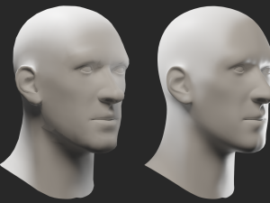 Head Male 3Dモデル
