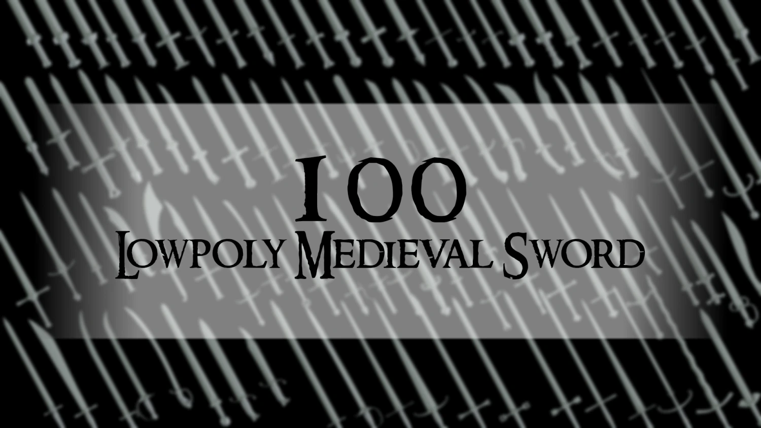 Medieval Sword 3D Model .c4d .max .obj .3ds .fbx .stl .blend 