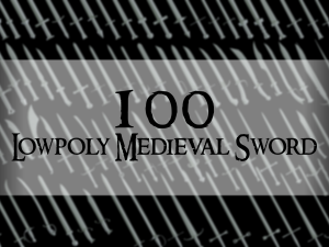 Medieval Sword 3D Модель