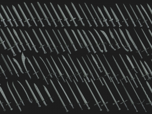 Medieval Sword 3D Model