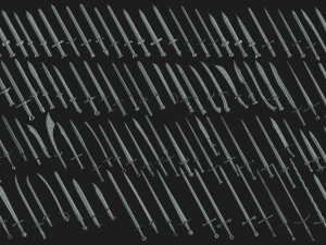 Medieval Sword 3D Model
