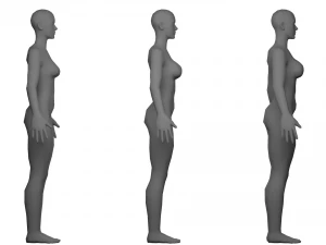 Malla base femenina Lowpoly Modelo 3D