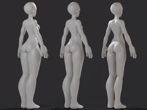 Stylized Basemesh 3D Model