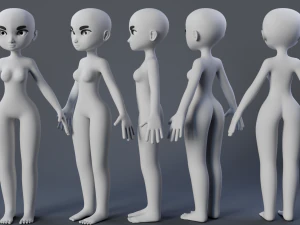 Stylized Char 2 3D Model