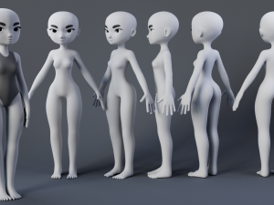 Stylized Char 3 Modèle 3D