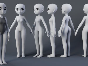 Char estilizado 3 Modelo 3D