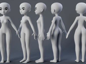 양식화된 문자 3 3D 모델