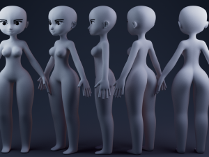 Stylized Char 4 Modelo 3D
