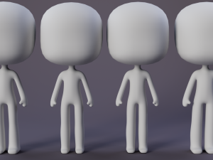 Chibi 3D Model