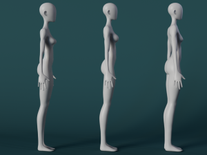 Stylized Female 3Dモデル