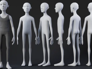 Hombre estilizado Modelo 3D