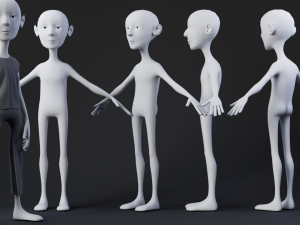 Stylized Man 2 Model 3D