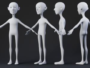 Stylized Man 2 Model 3D