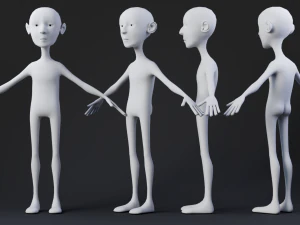Stylized Man 2 3D Model