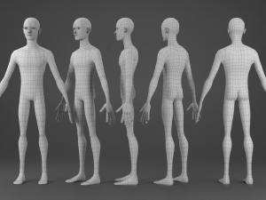Stylized Man 3 Model 3D