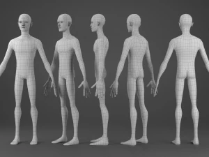 Stylized Man 3 3D Model