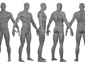 Hombre estilizado 2 Modelo 3D