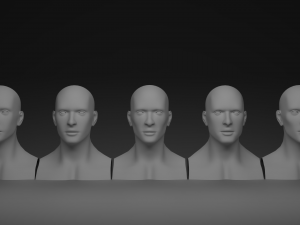 Stylized Head Basemesh Model 3D