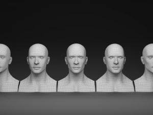 Base della testa stilizzata Modello 3D