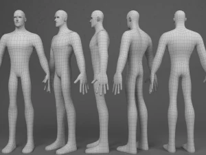 Stylized Man 4 3D Model