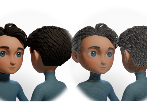 Stylized Boy 3D 모델