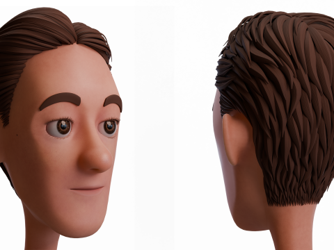 Office Man Model 3D