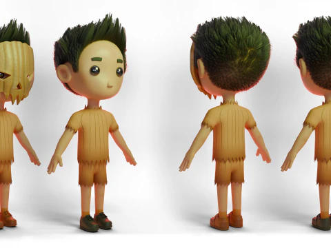Halloween Boy 3D Model