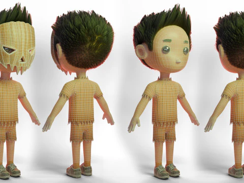 Halloween Boy 3D Model