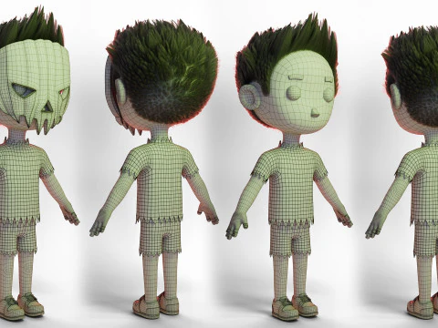 Halloween Boy 3D Model