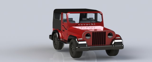 jeep Model 3D .c4d .max .obj .3ds .fbx .stl .blend 