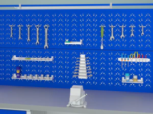 banco da lavoro Modello 3D