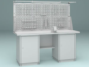 banco da lavoro Modello 3D