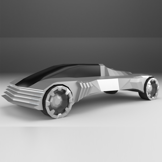 cadillacwt-fuel360 - low poly car 3D Model .c4d .max .obj .3ds .fbx .stl .blend 