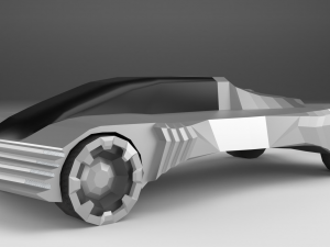 cadillacwt-fuel360 - low poly car 3D Model