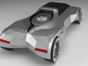 cadillacwt-fuel360 - low poly car 3D Model