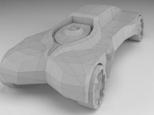 cadillacwt-fuel360 - low poly car 3D Model