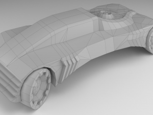 cadillacwt-fuel360 - low poly car 3D Model