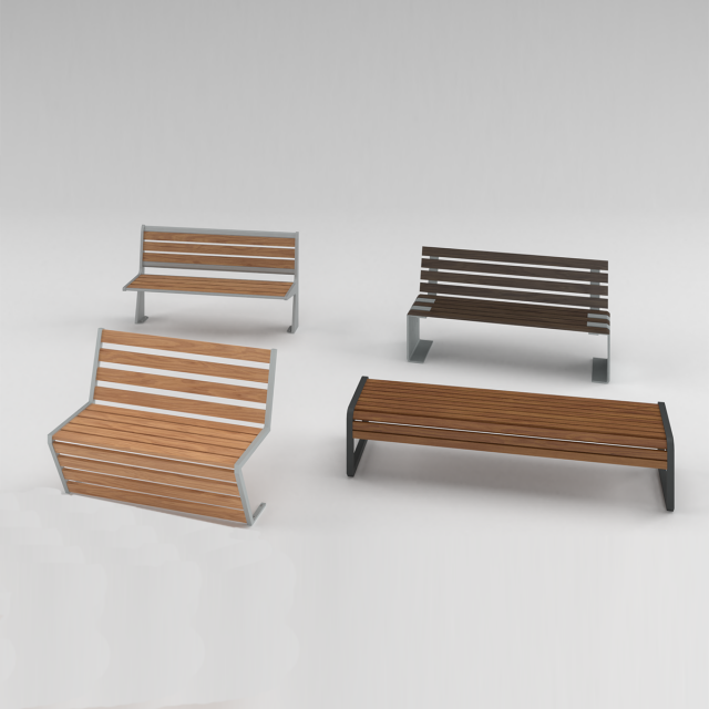 bench 4 versions 3D Модель .c4d .max .obj .3ds .fbx .stl .blend 