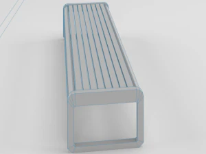 bench 4 versions 3D Model