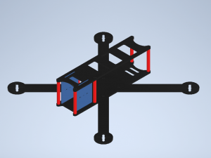 fdv drone frame 3D 모델