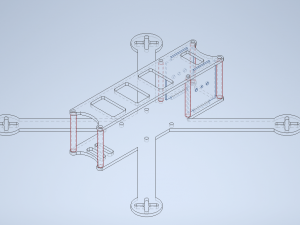 fdv drone frame 3D 模型