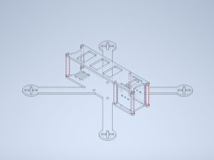 fdv drone frame 3D 模型