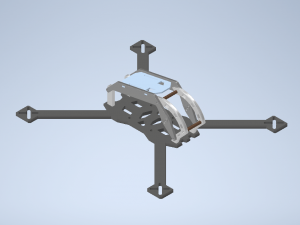 racing drone frame 3D 모델