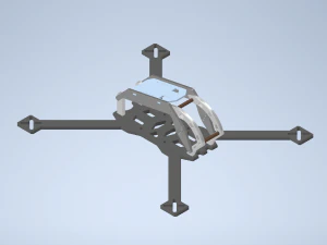 racing drone frame 3D Model