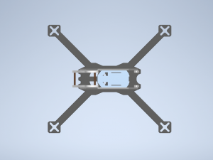 racing drone frame 3D 模型
