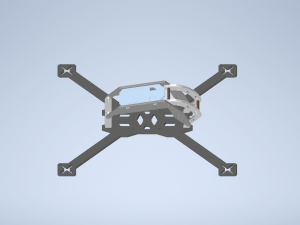 racing drone frame 3D 模型