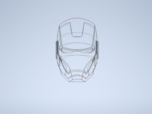 ironman helmet 3D 모델
